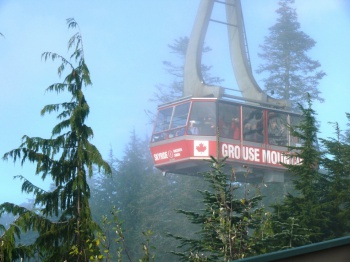 Grouse Mountain Skyride by Zen Skillicorn