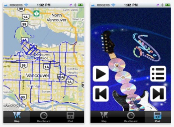 Vancouver Bike Routes Screenshot