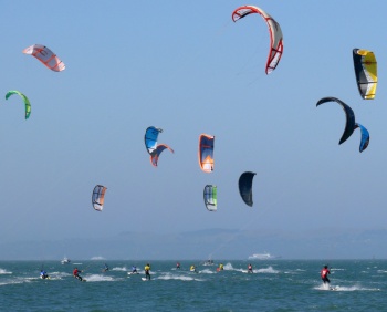 Kiteboarding by Ingrid Taylar