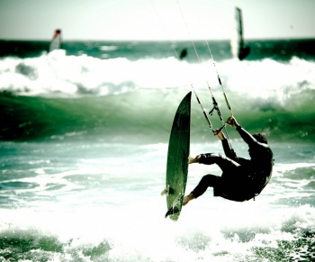 Kitesurfing by Chris Willis