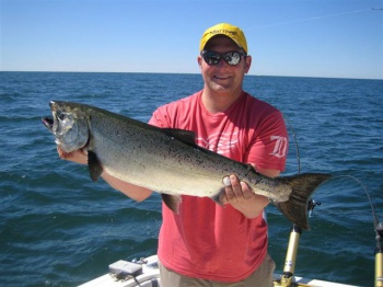 salmon fishing michigan