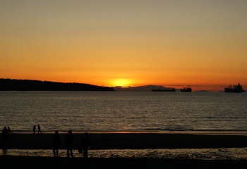 English Bay Sunset by Tony B