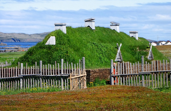 LAnse aux Meadows by Wikimedia Commons