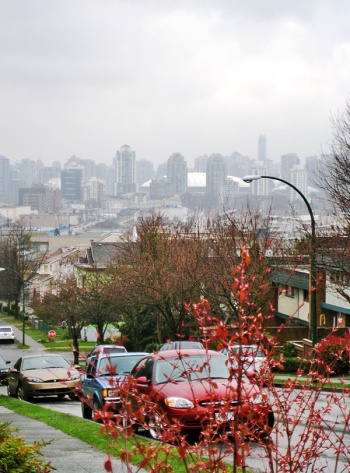 View of the city from East Van by Carolyn Coles