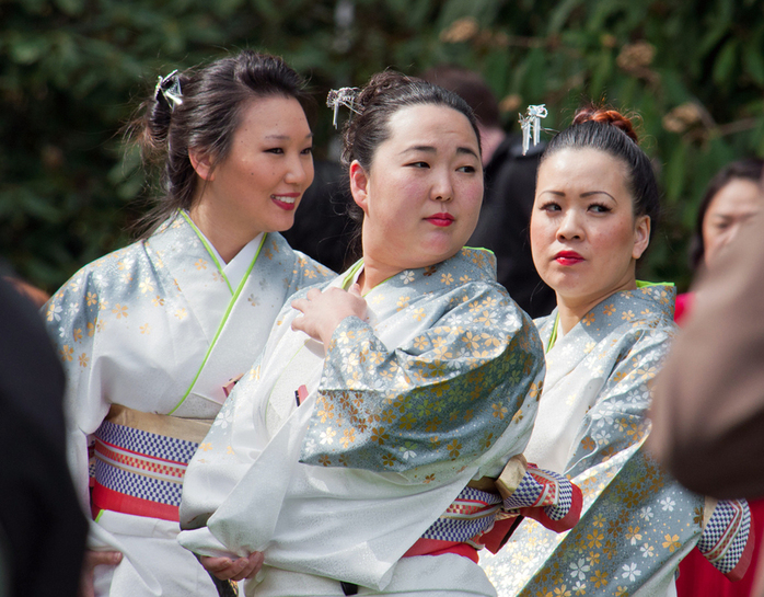 Girls in Kimonos