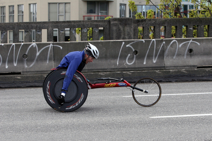 SunRun wheelchair athlete