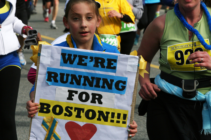 Vancouver Supports Boston Marathon Victims