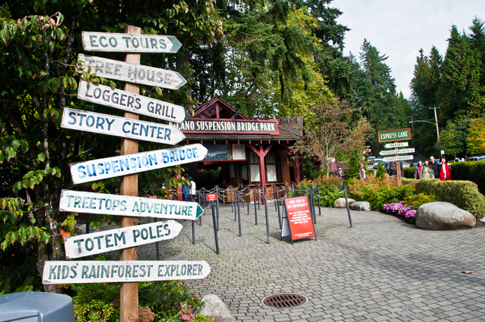 Capilano Suspension Bridge Park Entrance