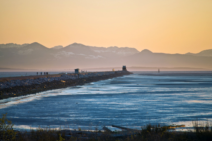 Iona Beach in Vancouver Pier