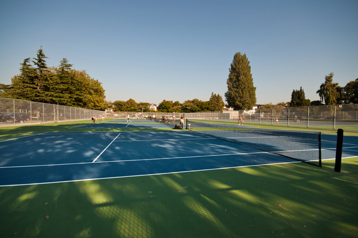 Kits Beach Tennis Courts in Vancouver