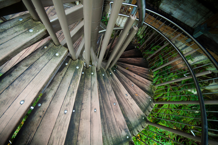 Staircase to the Cliff Walk in Capilano