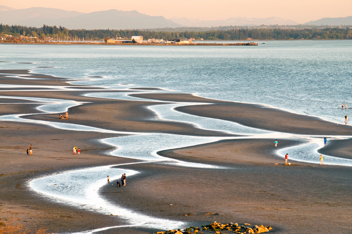 White Rock Beach Sunset