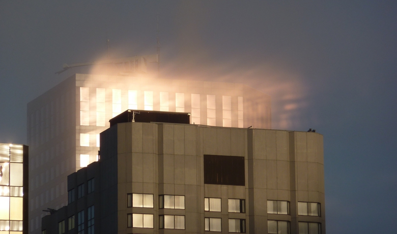 Office building approaching warp speed by kcxd