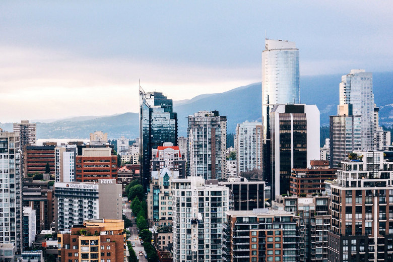 Vancouver from a Yaletown rooftop by Alex Costin