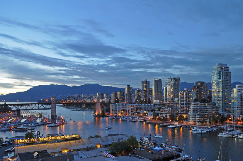 Vancouver  False Creek Burrard Bridge by Harshil Shah