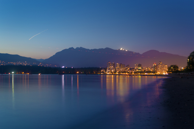 Vancouver City Skyline  Landscape by Asher Isbrucker