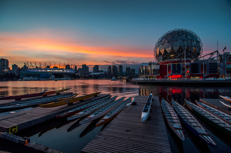 False Creek Sunset by Colin Knowles