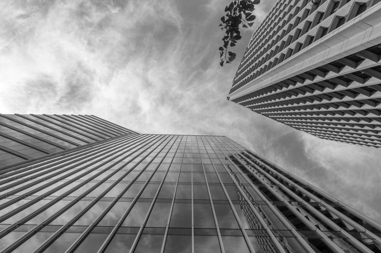 Vancouver downtown office buildings by Colin Knowles