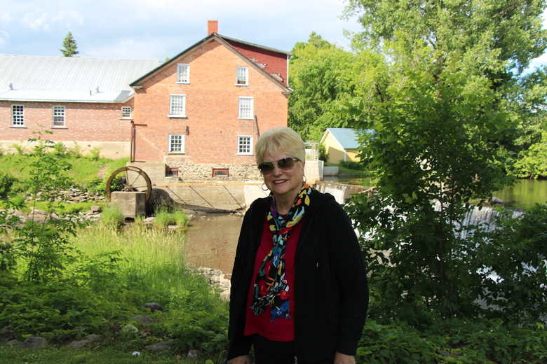 Brenda at Millpond in Knowlton