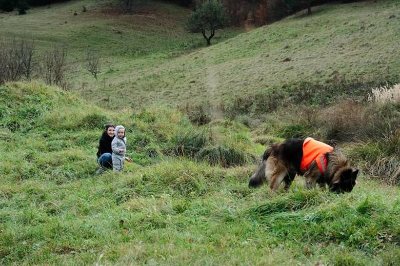 Lucia and Constantin with Thor 